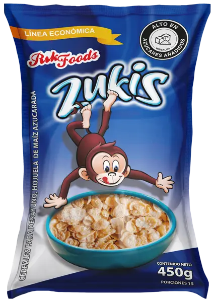 zukis hojuela de maíz azucarada